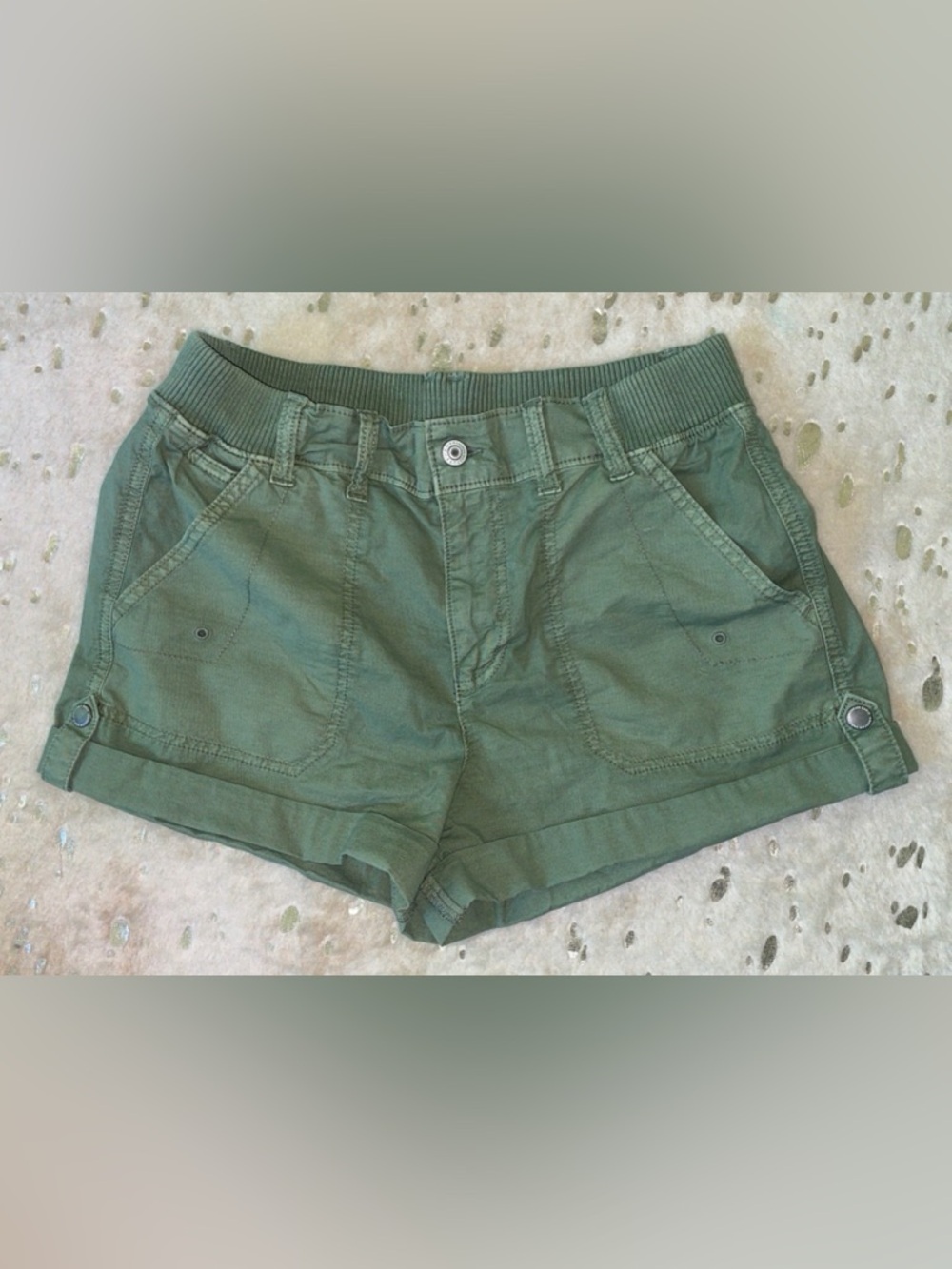 American Eagle Outfitters Olive Green Shorts 4